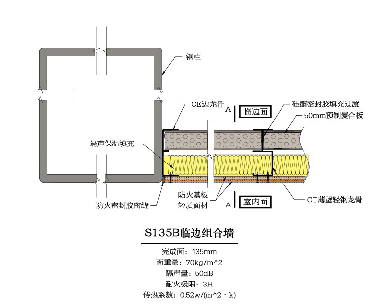 S135B临边组合墙